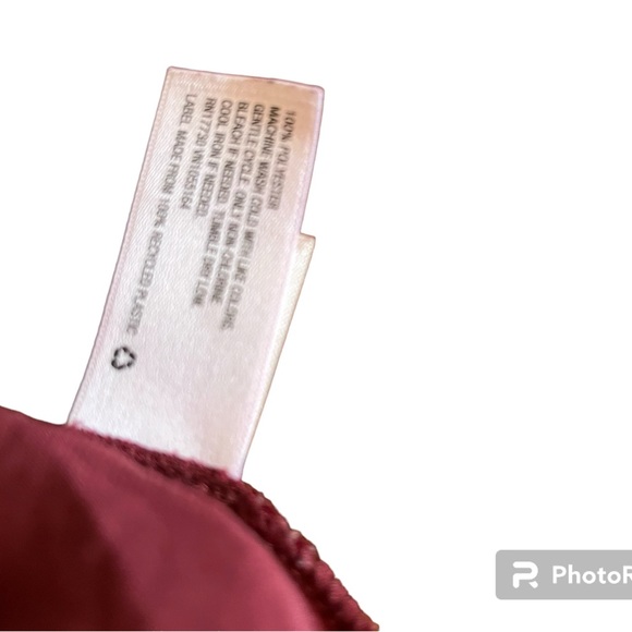 a.n.d. e a w y burgundy top, medium - Picture 4 of 4